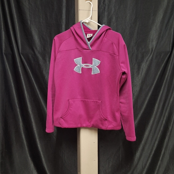Under Armour Women's Sweatshirt - Maroon and Gray - Picture 1 of 10